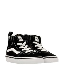 Zapatilla Vans TD Ashwood Hi Decon Side Zip Negro