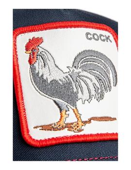 Gorra Goorin Bros Rooster Trucker Marino/Rojo