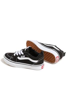 Zapatilla Vans YT Ryland Ls V Negro/Blanco