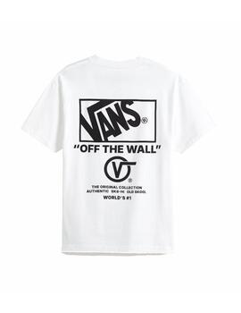 Camiseta Vans MN Stockpile Blanco y negro para hombre