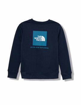 Sudadera The North Face YT Teen Box NSE Crew Marino niño
