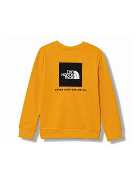 Sudadera The North Face YT Teen Box NSE Crew Amarillo niño