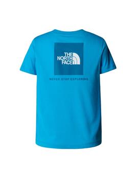 Camiseta The North Face YT Teen Box NSE Azul Niño