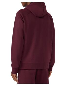 Chaqueta Champion M Hooded F/Z Granate/Negro
