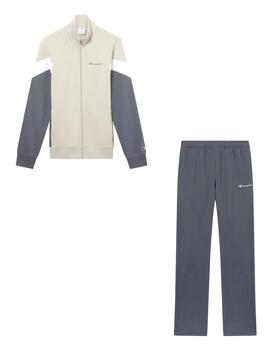 Chándal Champion M Sweatsuit Beige/Gris
