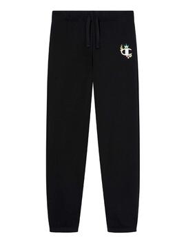 Pantalón Champion G Elastic Cuff Negro