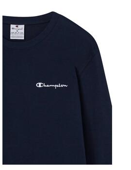 Camiseta Champion M Manga Larga Marino