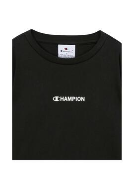 Camiseta Champion B Manga Larga Negro