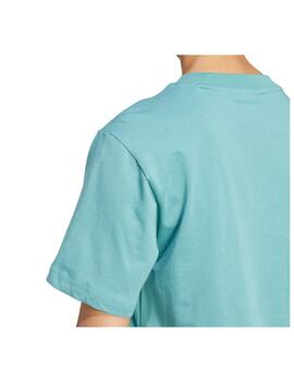 Camiseta Adidas W SL SJ Verde/Blanco