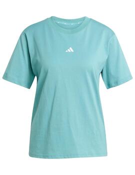 Camiseta Adidas W SL SJ Verde/Blanco