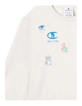 Sudadera Champion G Crewneck Beige