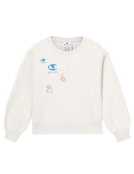 Sudadera Champion G Crewneck Beige