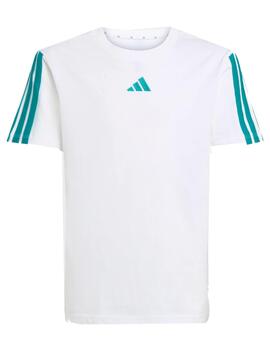 Camiseta Adidas FJ 3S 160 Blanco/Verde