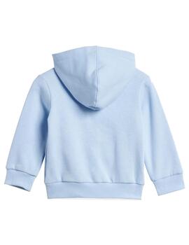 Chándal Adidas Inf BL FL FZ Azul/Blanco