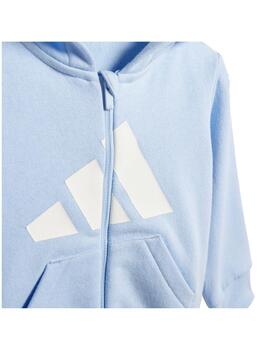 Chándal Adidas Inf BL FL FZ Azul/Blanco