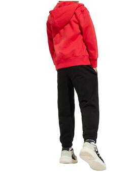 Chándal Adidas J BL FL FZ Rojo/Negro