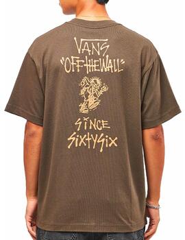 Camiseta Vans MN Stomper Loose Fit Marrón