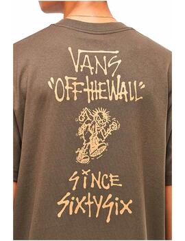 Camiseta Vans MN Stomper Loose Fit Marrón