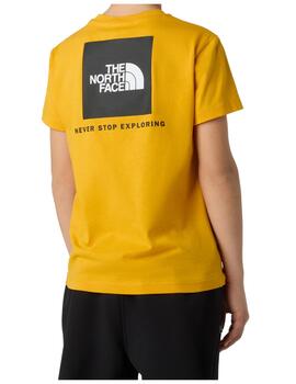 Camiseta TNF YT Teen Bos NSE Regular Amarillo
