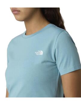 Camiseta TNF WM Simple Dome Slim Azul