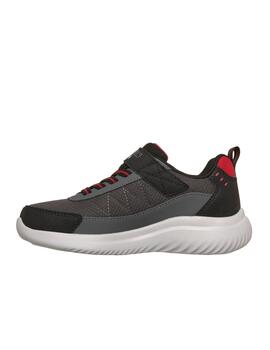 Zapatilla Skechers K Bounder 2.0 Aqua Pace WP BKCC niño