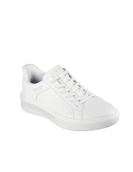 Zapatilla Skechers M Court Break Slip-ins WHT