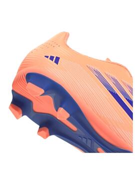 Bota Adidas J F50 Club FG/MG Naranja/Royal