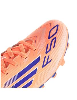 Bota Adidas J F50 Club FG/MG Naranja/Royal