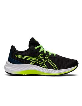 Zapatilla Asics Gel Excite 9 GS Negro/Verde