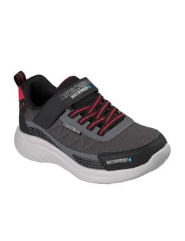 Zapatilla Skechers K Bounder 2.0 Aqua Pace WP BKCC niño