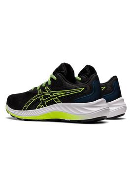 Zapatilla Asics Gel Excite 9 GS Negro/Verde