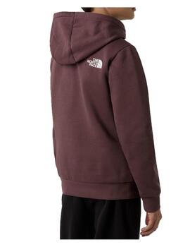 Sudadera The North Face YT Teen Simple Dome Hoodie Wine