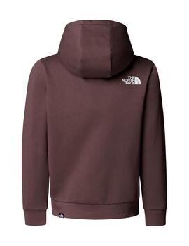 Sudadera The North Face YT Teen Simple Dome Hoodie Wine
