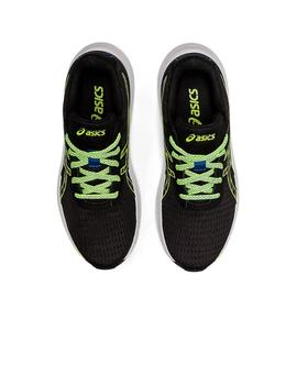 Zapatilla Asics Gel Excite 9 GS Negro/Verde