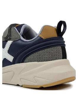 Zapatilla Munich Mini Track VCO 117 Marino/Gris