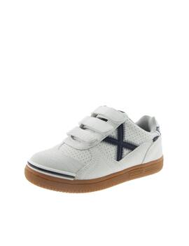 Zapatilla Munich G3 Kid VCO 348 Blanco/Marino