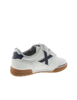 Zapatilla Munich G3 Kid VCO 348 Blanco/Marino