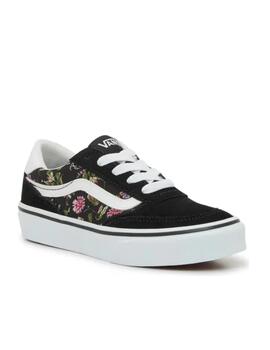 Zapatilla Vans UY Brooklyn Ls Floral Negro