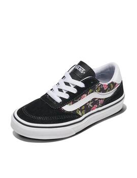Zapatilla Vans UY Brooklyn Ls Floral Negro