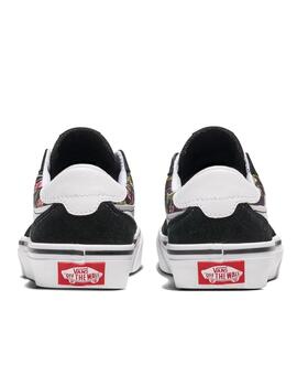 Zapatilla Vans UY Brooklyn Ls Floral Negro
