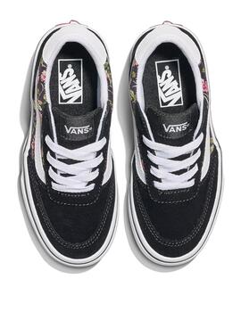 Zapatilla Vans UY Brooklyn Ls Floral Negro