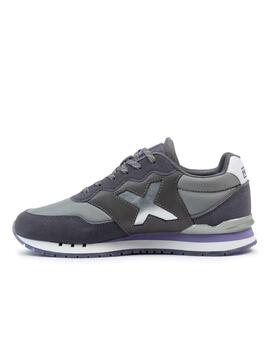 Zapatilla Munich W Dash 267 Gris/Lila/Plata
