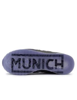 Zapatilla Munich W Dash 267 Gris/Lila/Plata