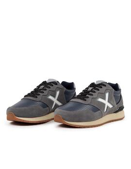 Zapatilla Munich M Dash Premium 258 Gris/Marino