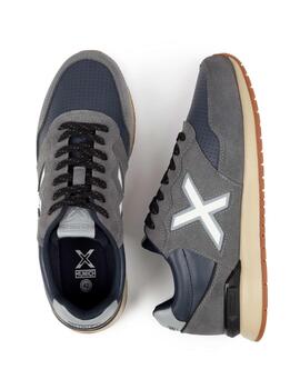 Zapatilla Munich M Dash Premium 258 Gris/Marino