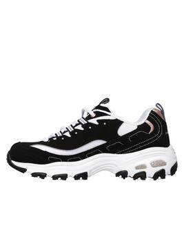Zapatilla Skechers W D´Lites Devoted Fan BKRG