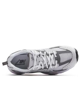Zapatilla New Balance GS 530CB Gris/Blanco