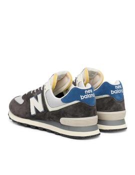 Zapatilla New Balance U 574NVE Negro/Gris