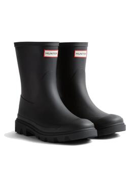 Botas Hunter W Downpour Short BLK Negro mujer