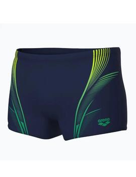 Bañador Arena Swim Boxer Blast Marino/Verde